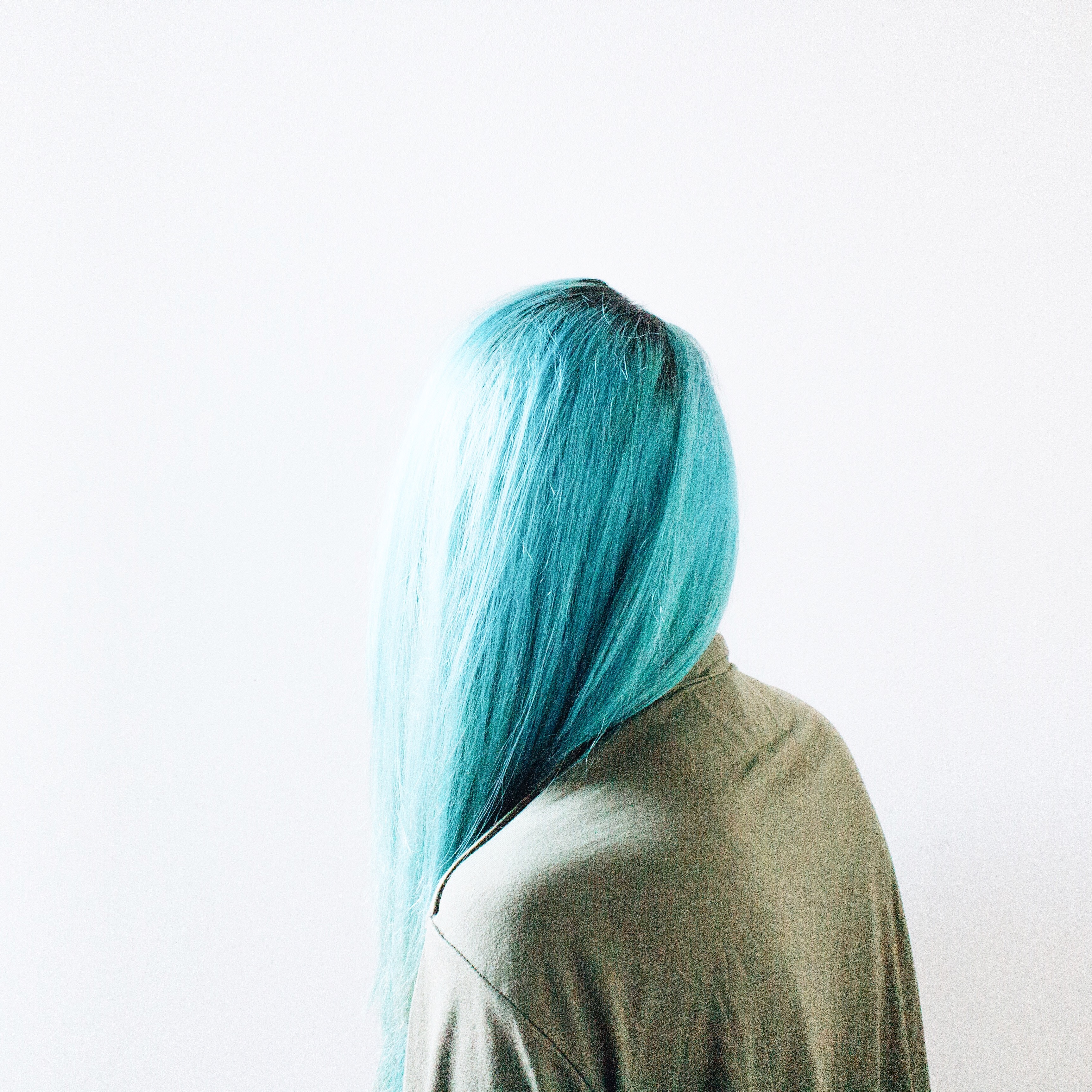 Blå hårfärg